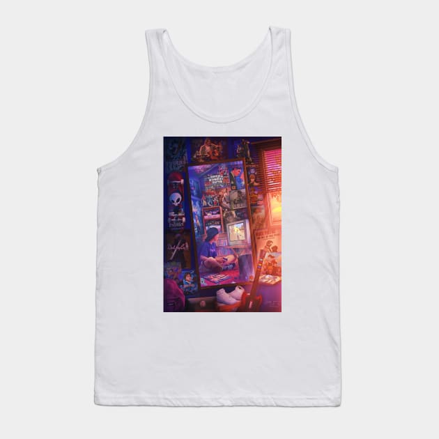 Playstation 2 - GTA Vice City Tank Top by Rachid Lotf